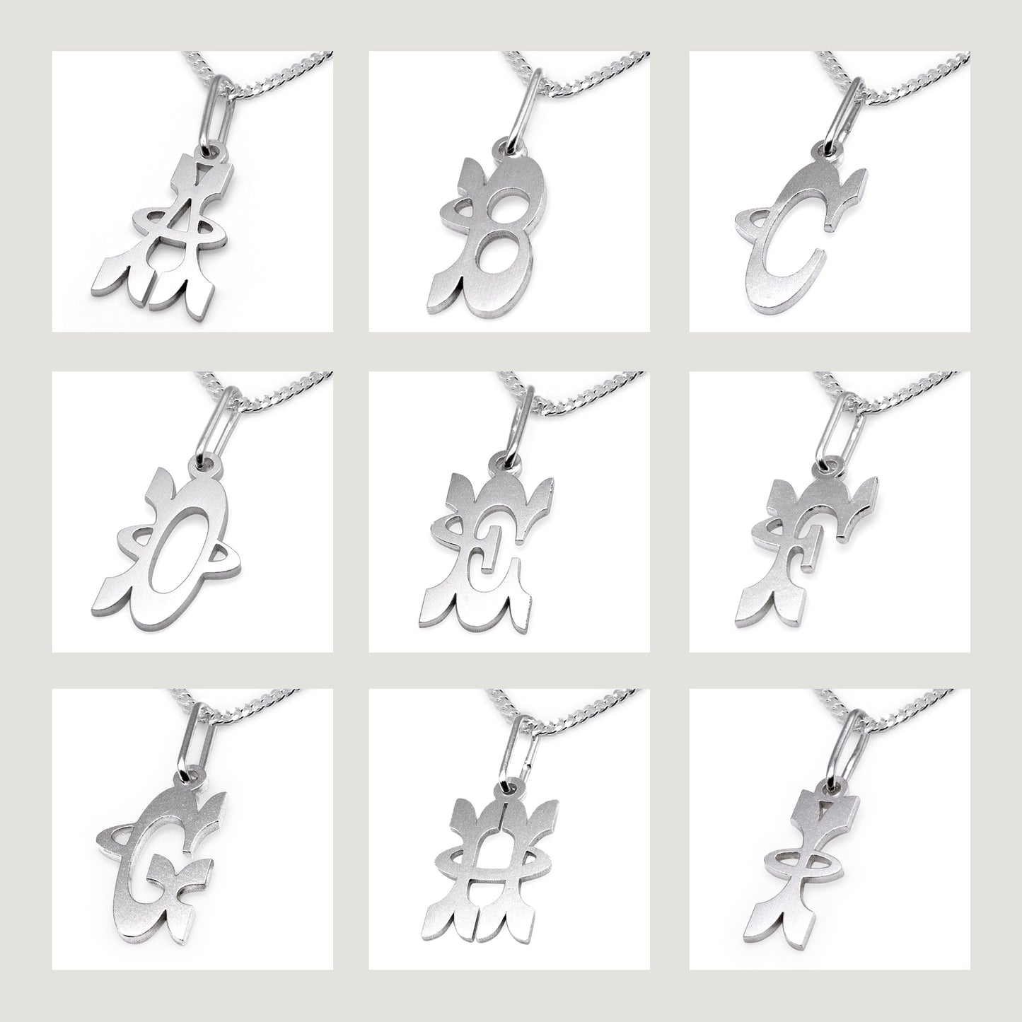 Initial Pendant Necklace