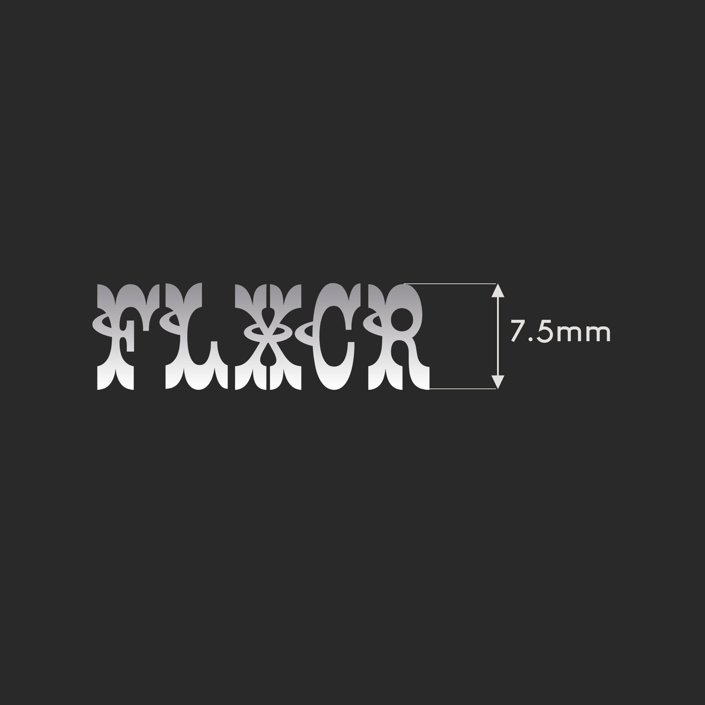 Initial Stud Earrings