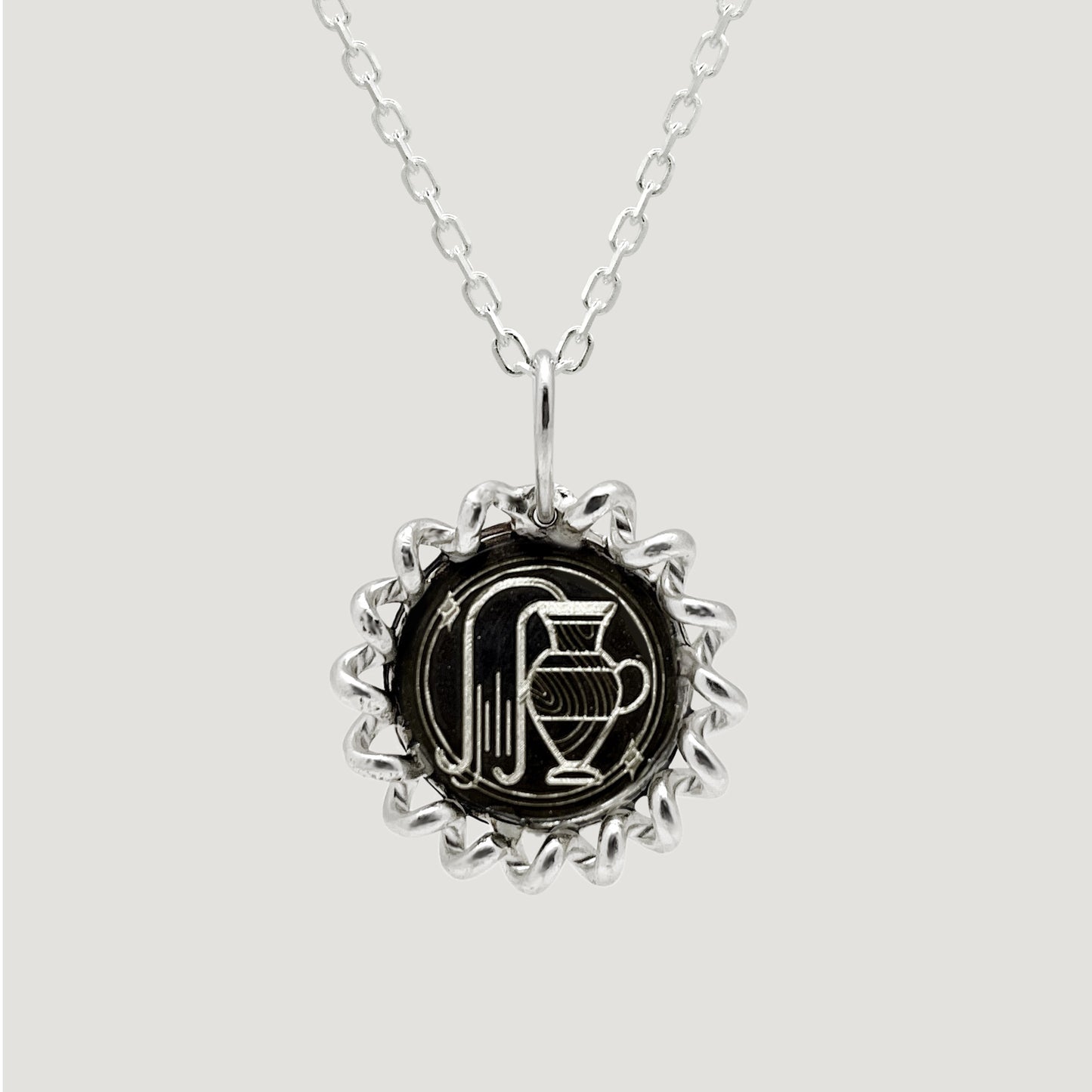 Aquarius Medallion Necklace