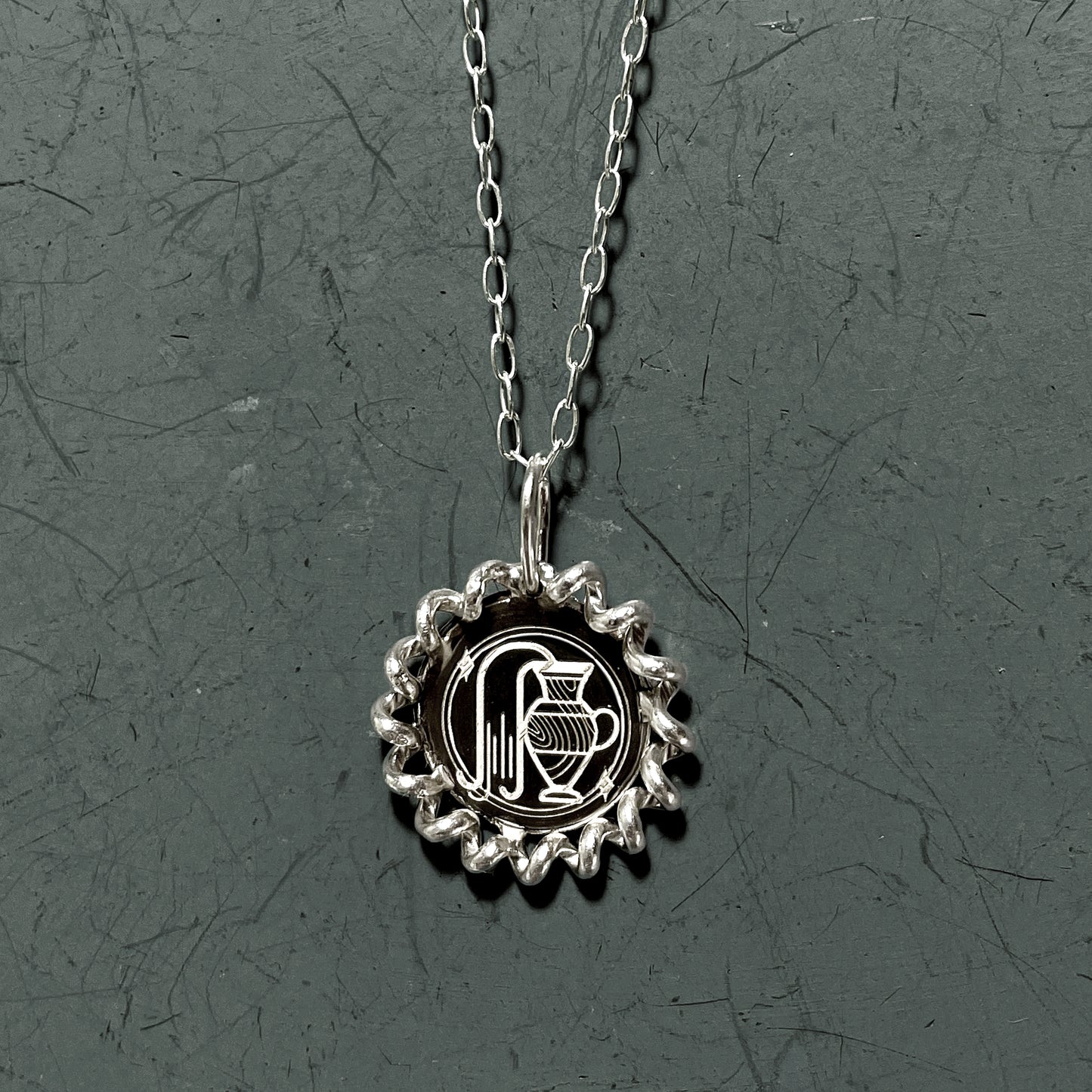 Aquarius Medallion Necklace