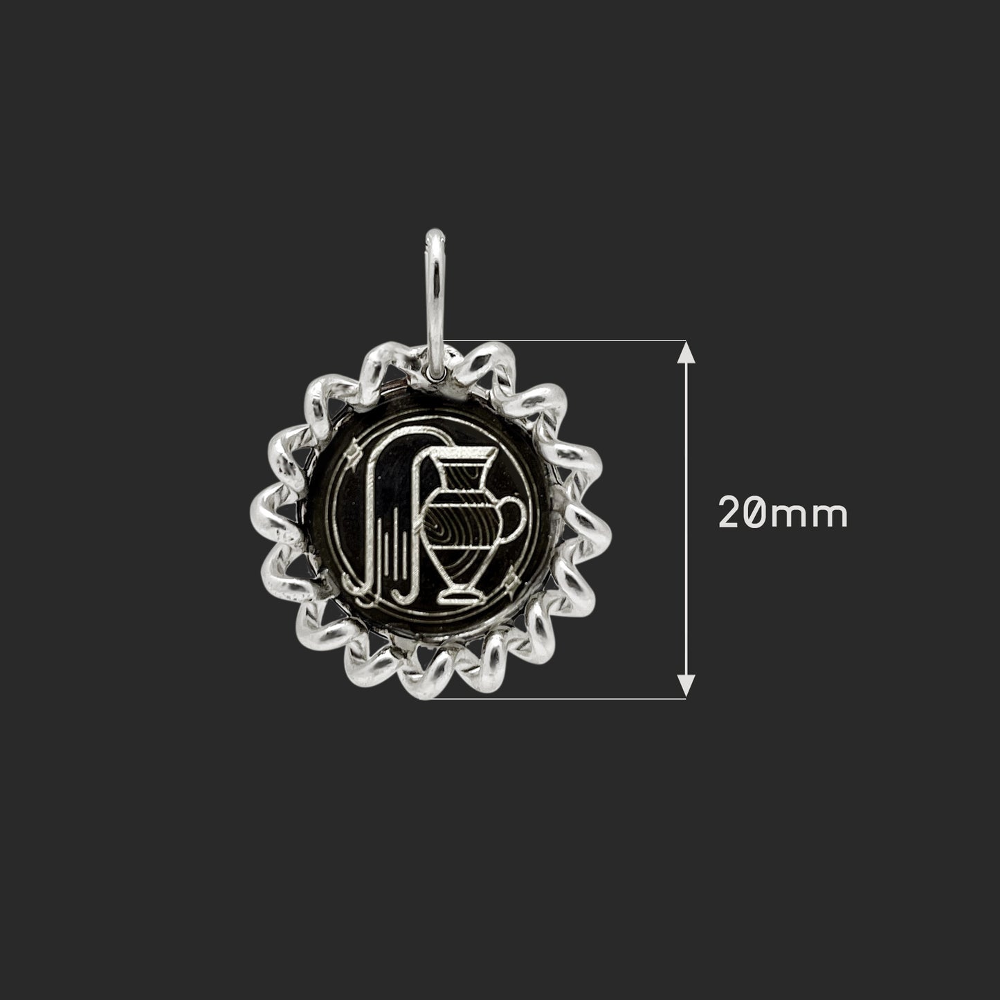 Aquarius Medallion Necklace