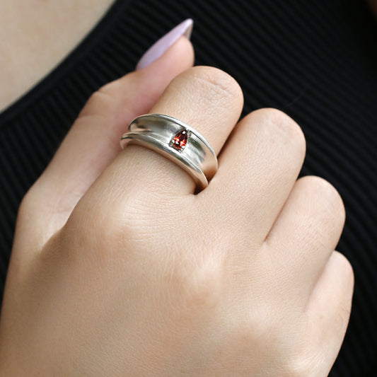 Ember Wide Band Ring