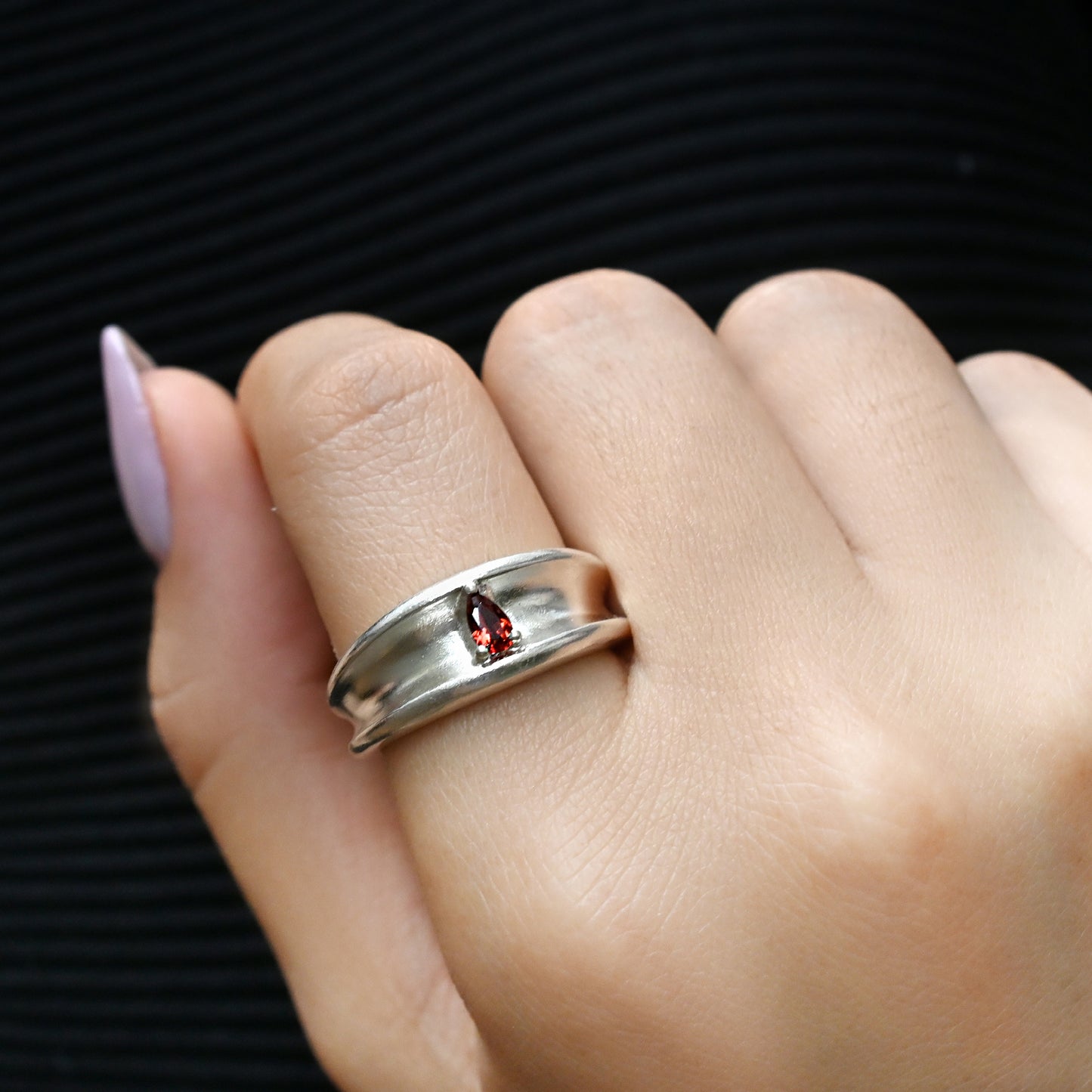 Ember Wide Band Ring