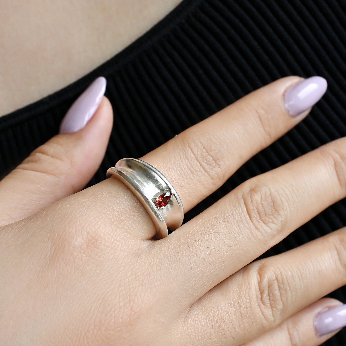 Ember Wide Band Ring