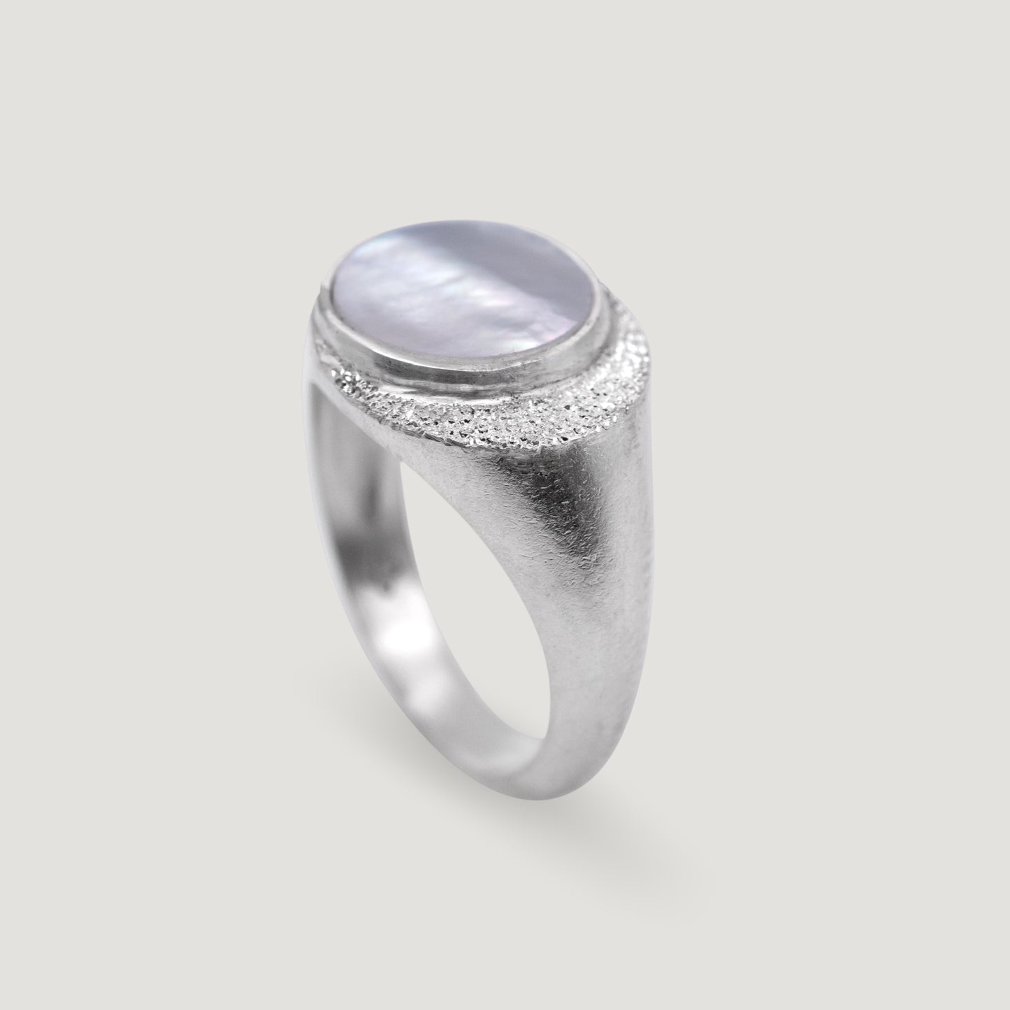 Moonlit Signet Ring