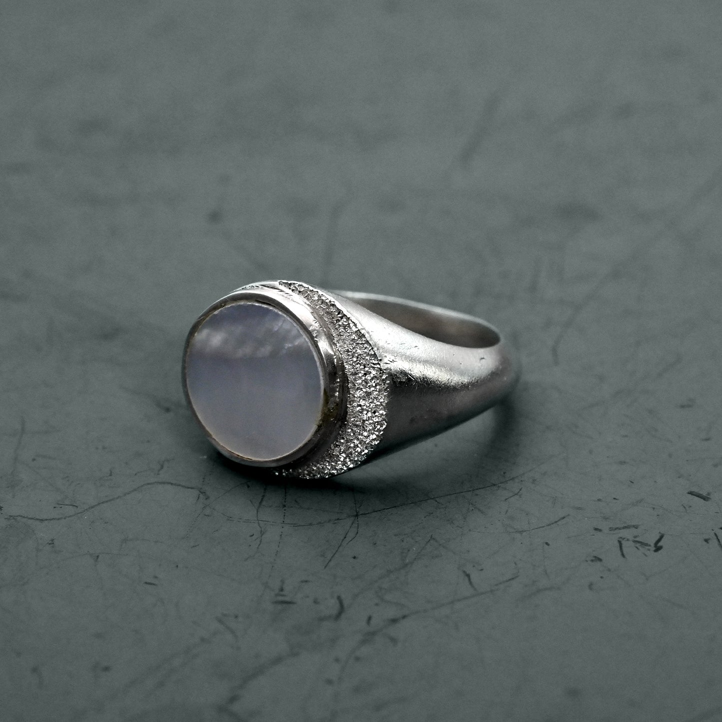 Moonlit Signet Ring