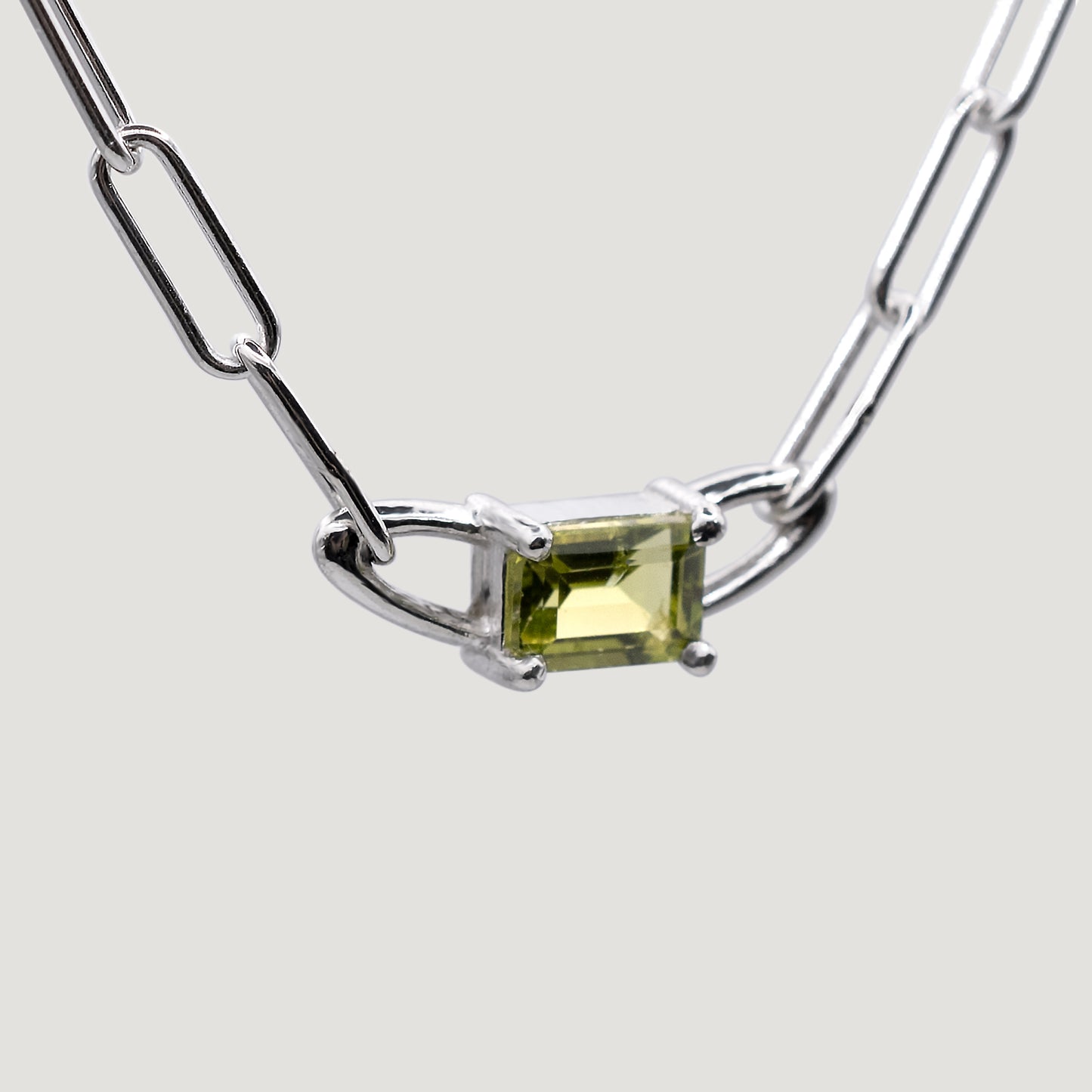 Olivine Chain Necklace