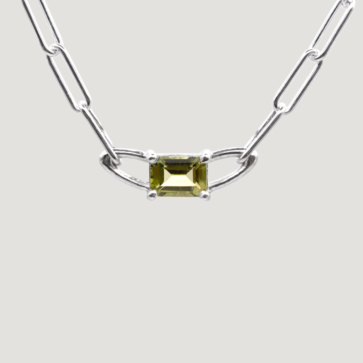 Olivine Chain Necklace