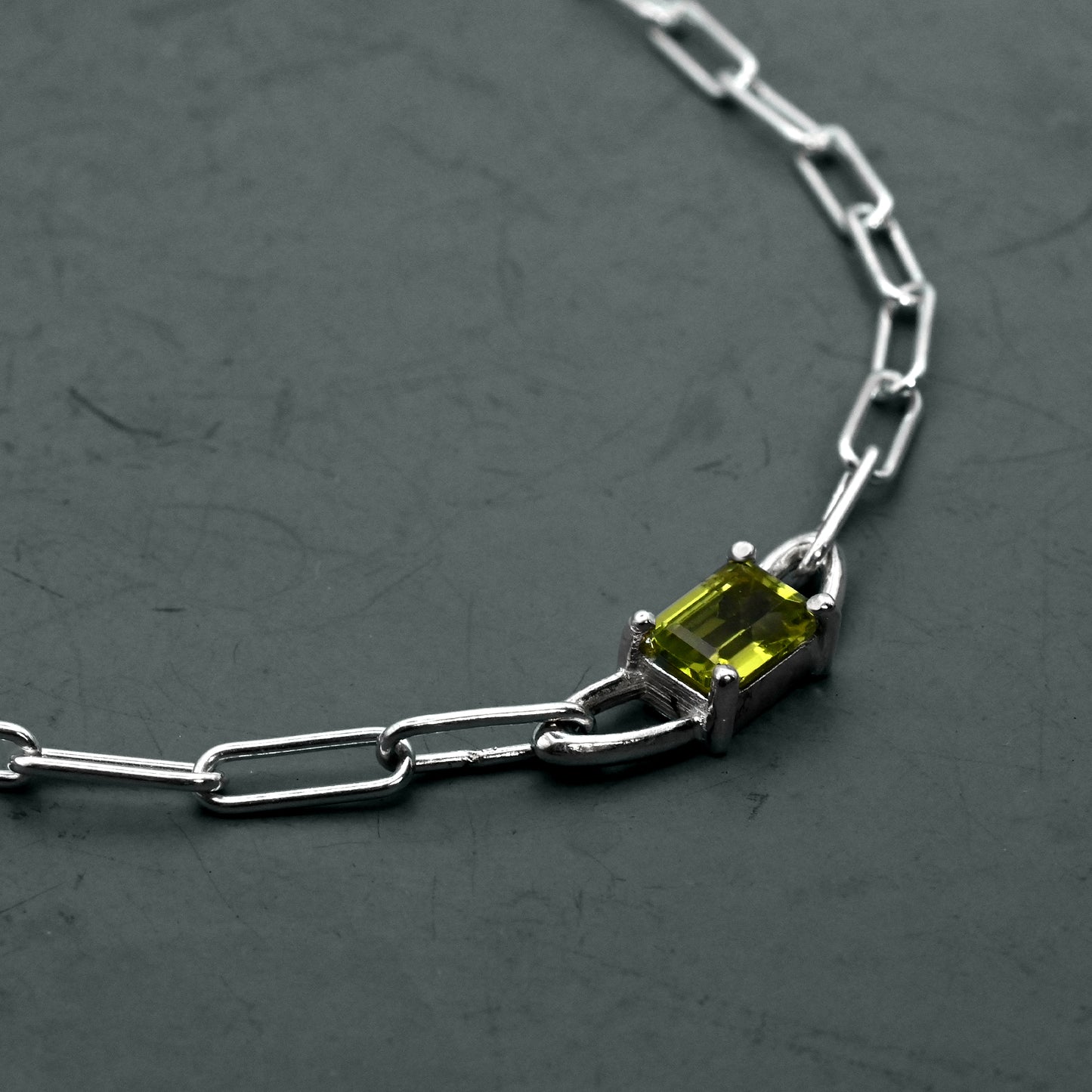 Olivine Chain Necklace
