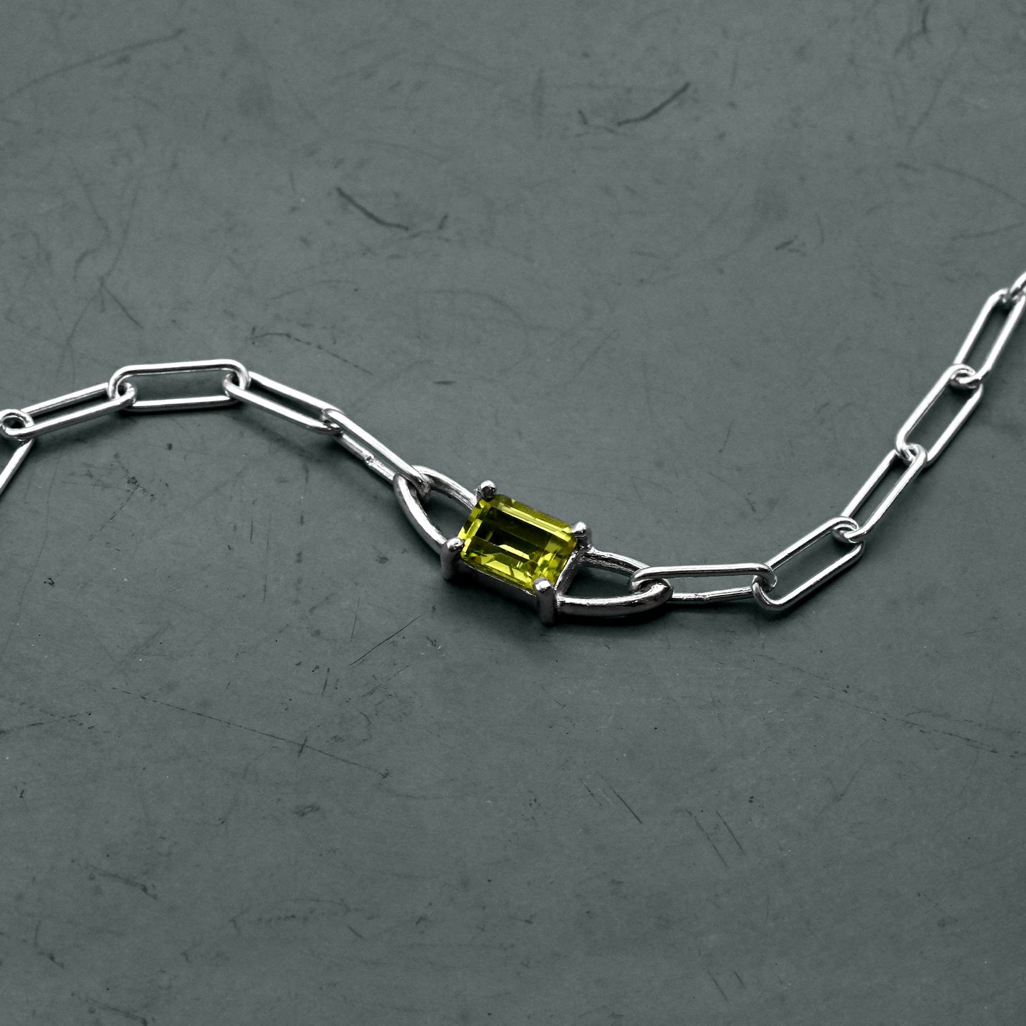 Olivine Chain Necklace
