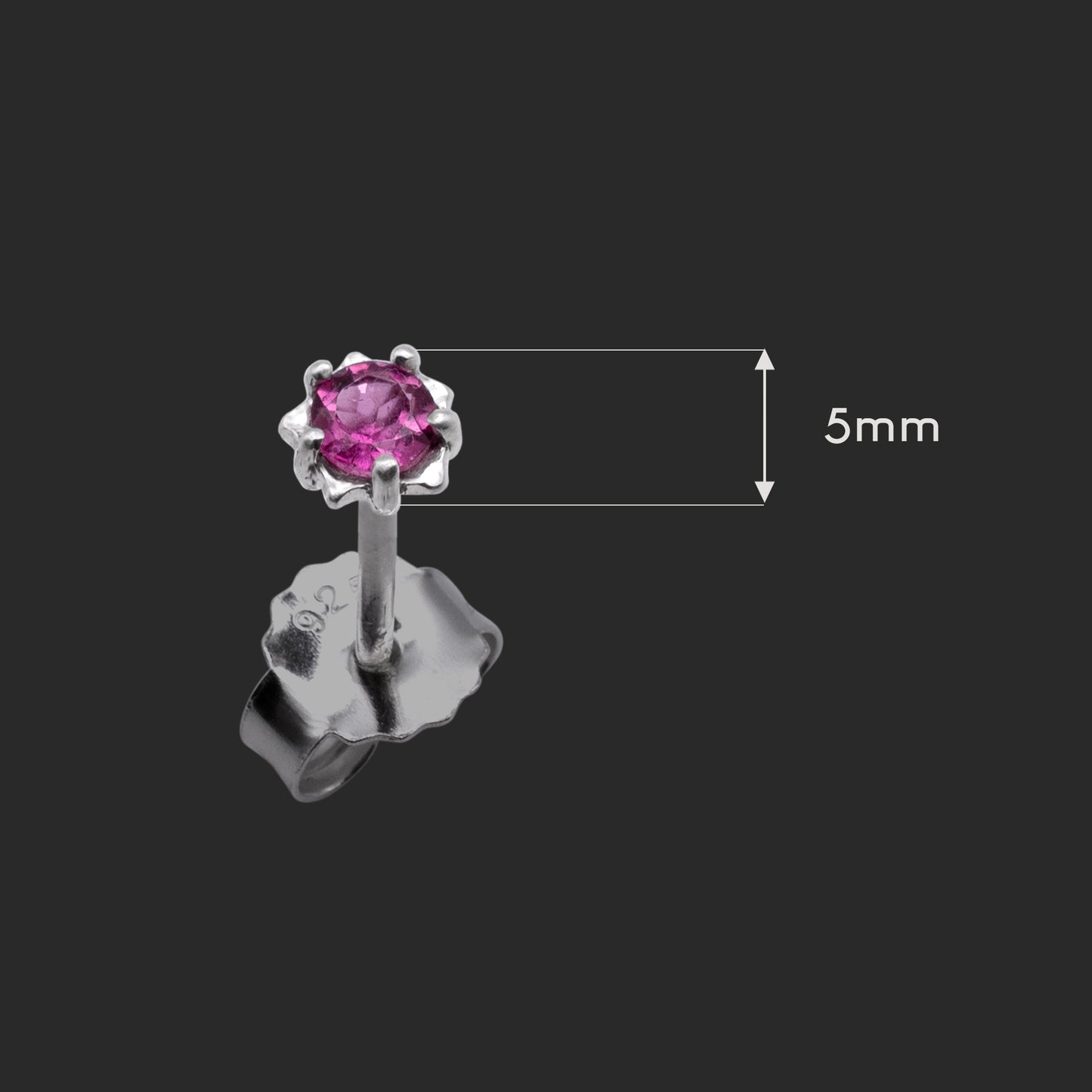 Starli Birthstone Stud Earrings