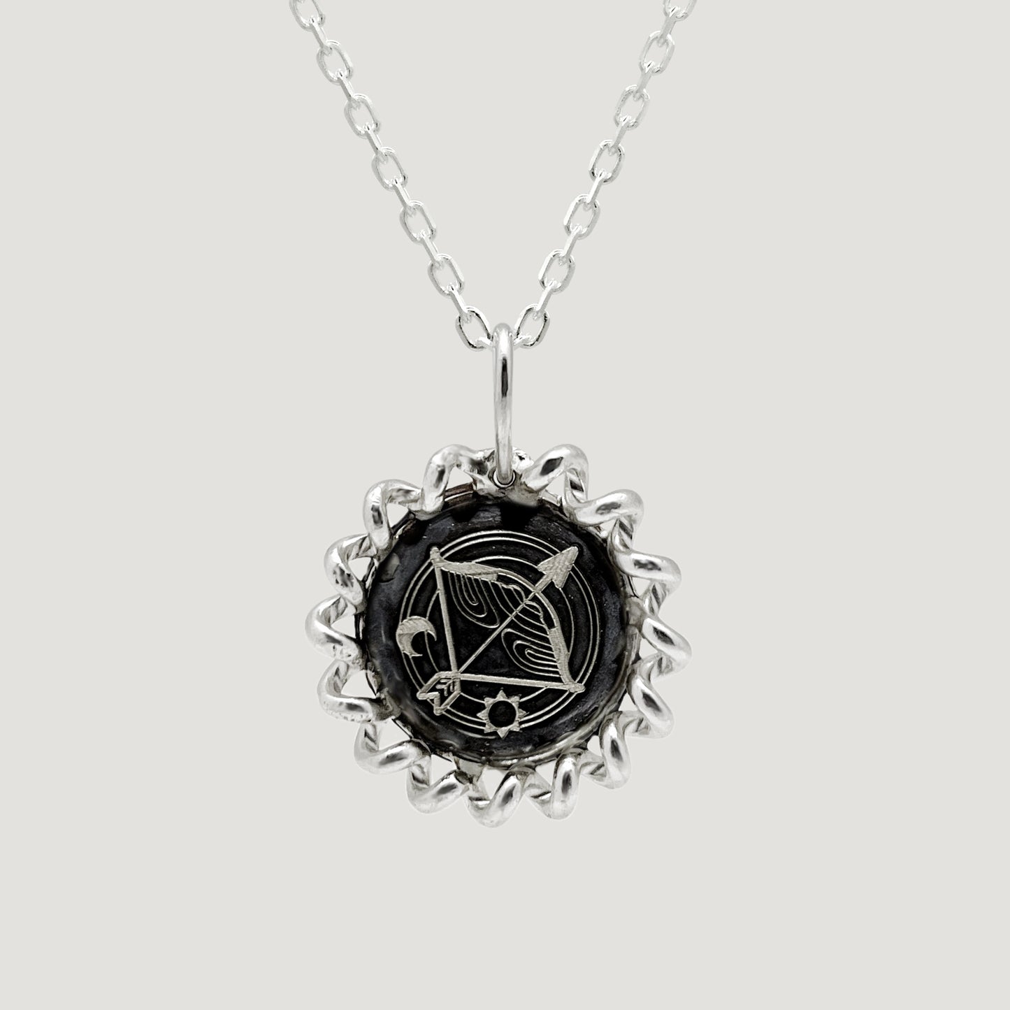 Sagittarius Medallion Necklace