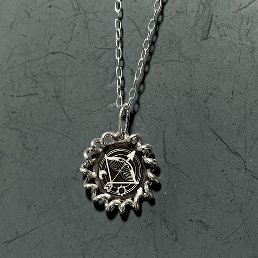 Sagittarius Medallion Necklace