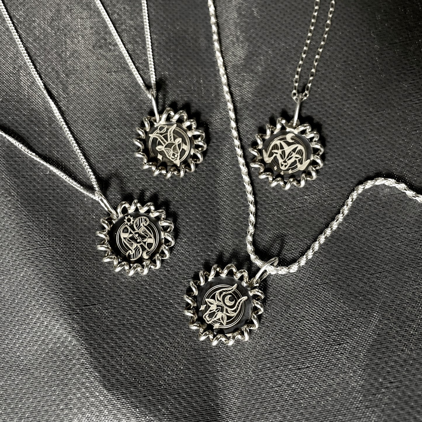 Aquarius Medallion Necklace