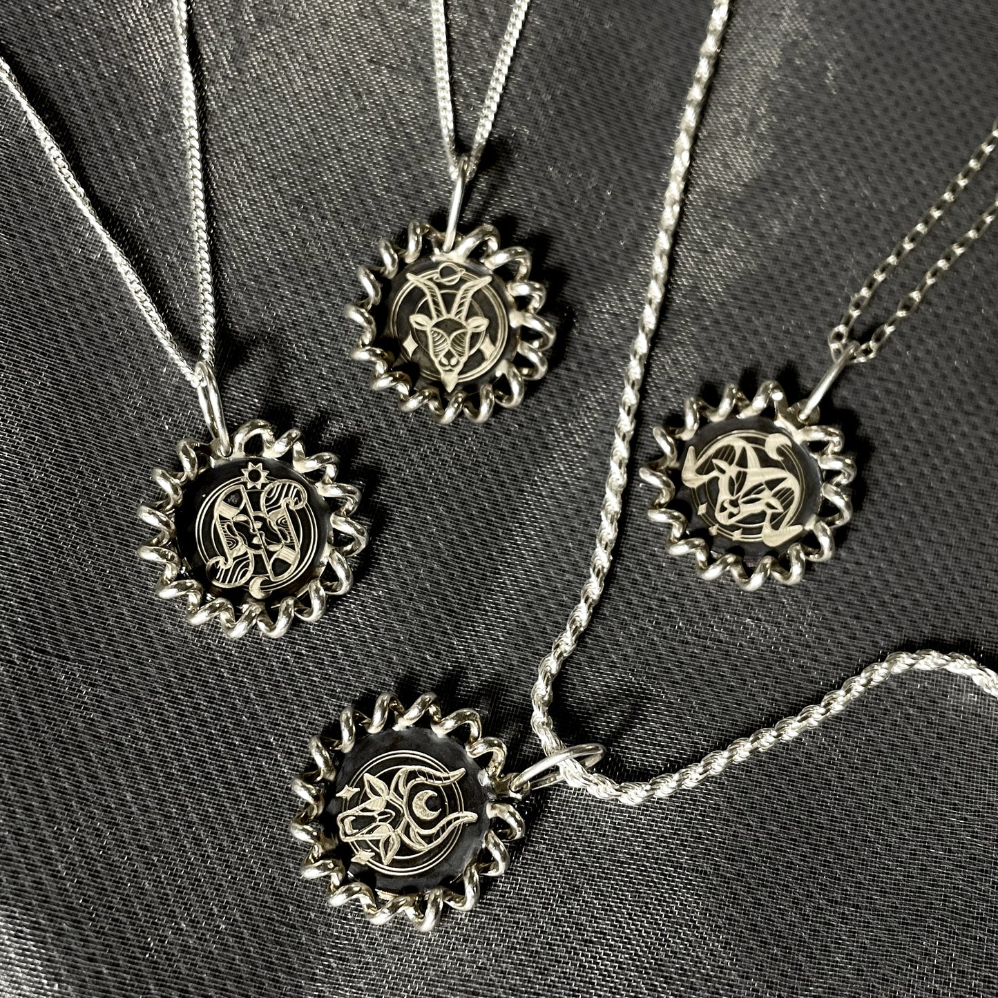 Aquarius Medallion Necklace