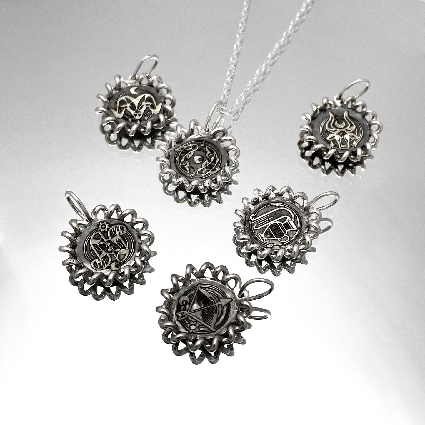 Aquarius Medallion Necklace