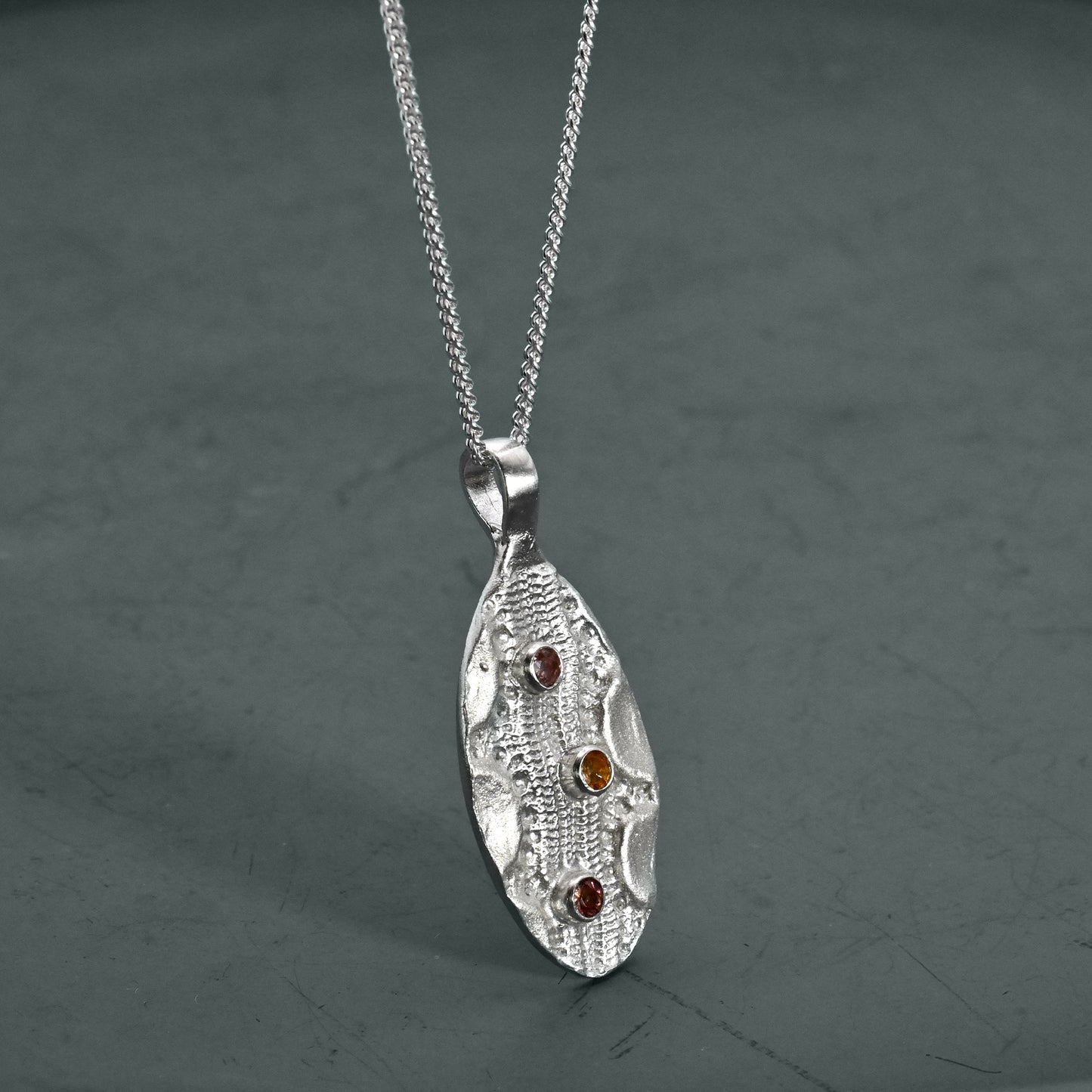Trilo Tourmaline Pendant Necklace