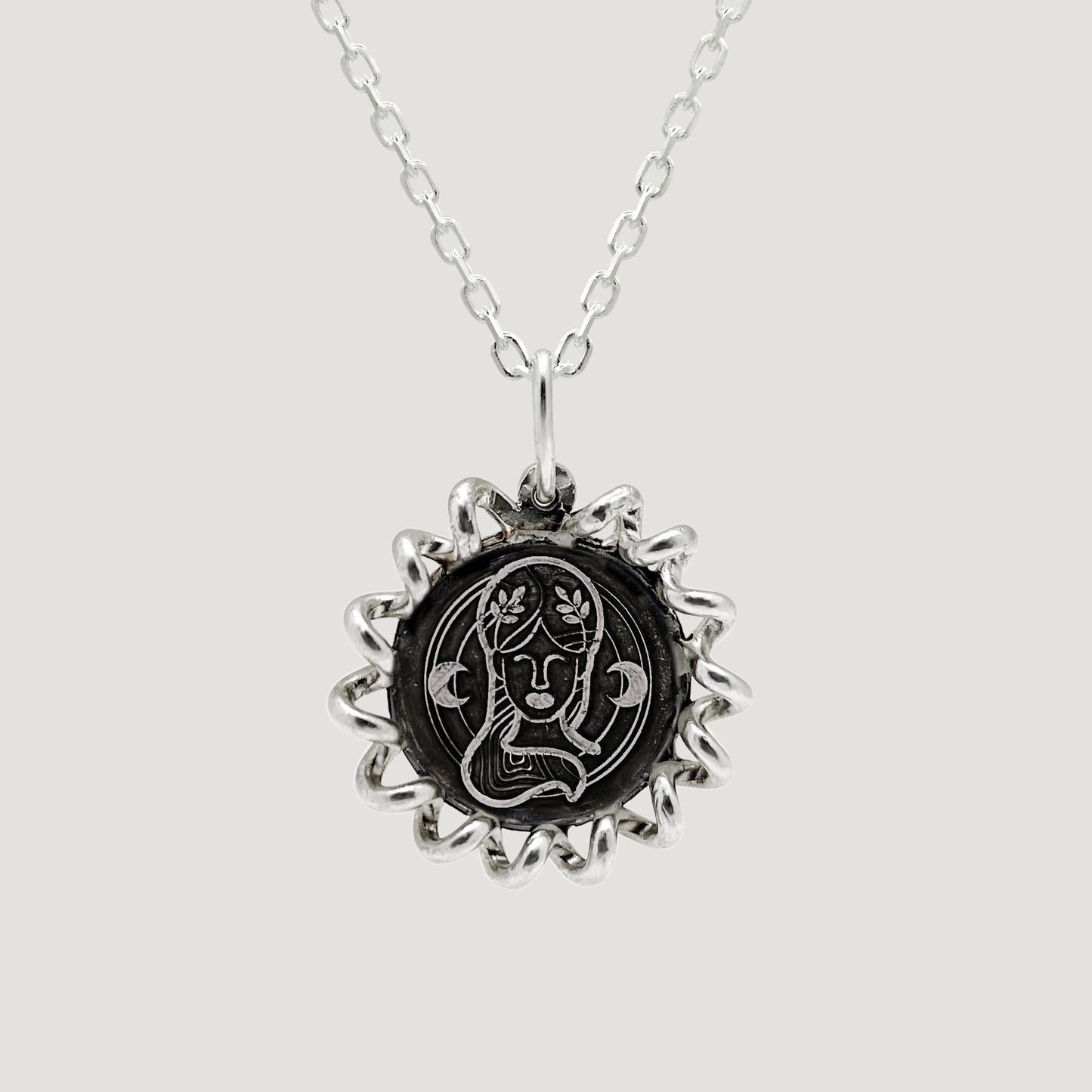 Virgo Medallion Necklace