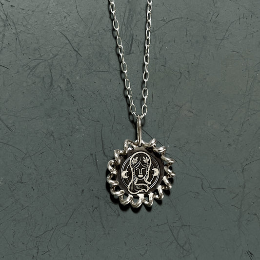 Virgo Medallion Necklace