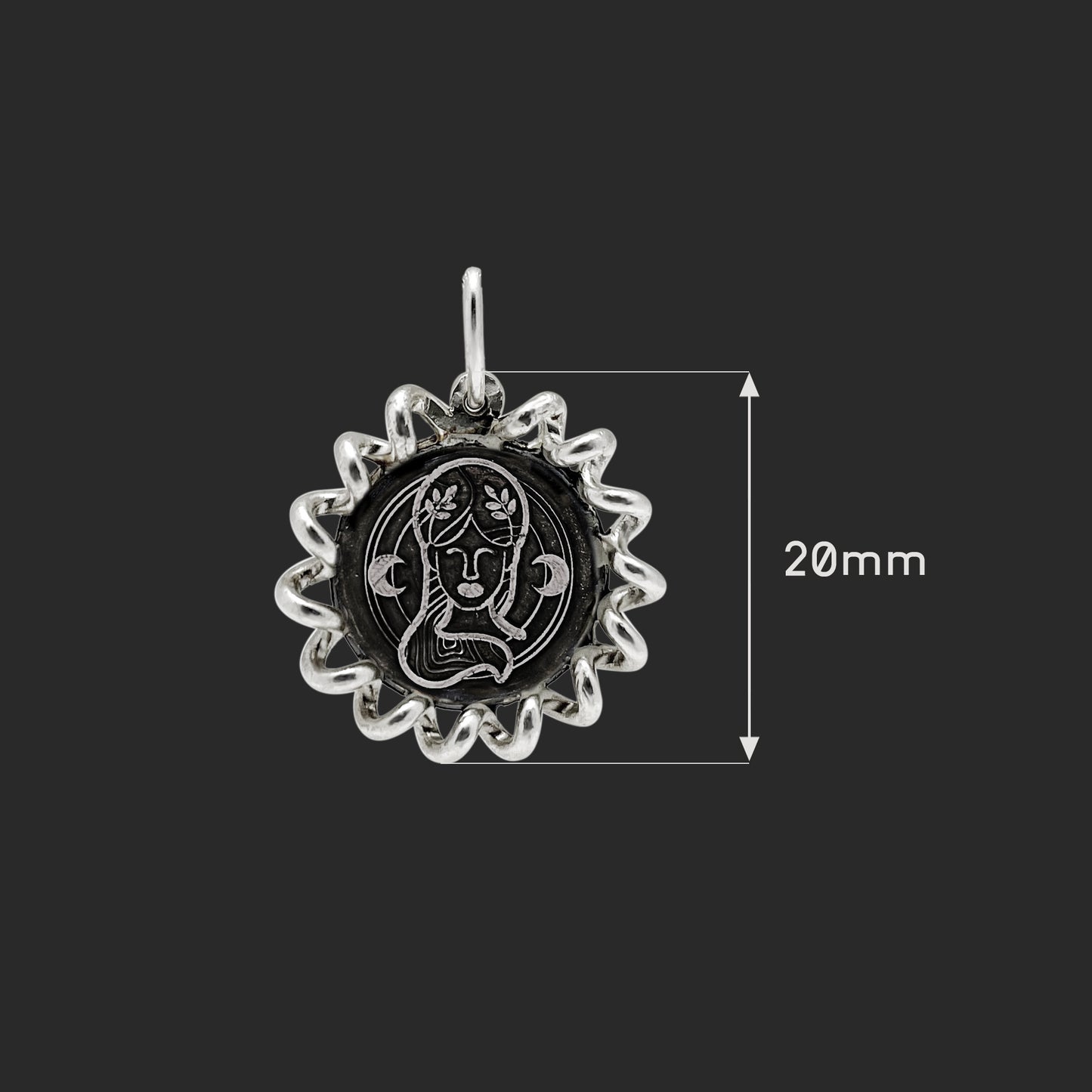 Virgo Medallion Necklace