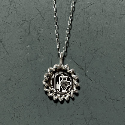 Aquarius Medallion Necklace
