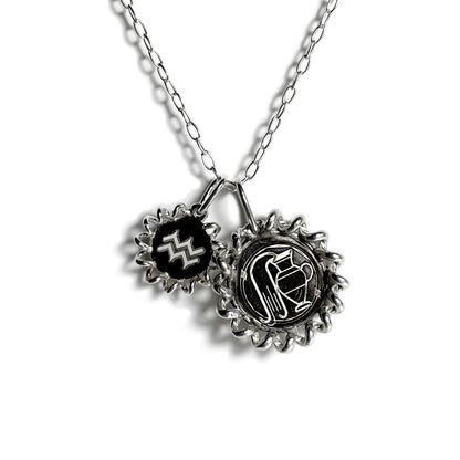 Aquarius Medallion Necklace
