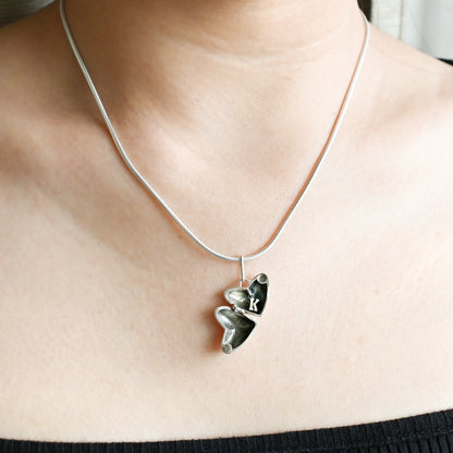 Initial Heart Locket Necklace