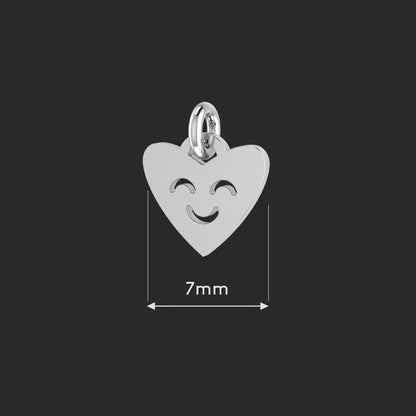 Heart Emoji Bracelet - Dangle Charms