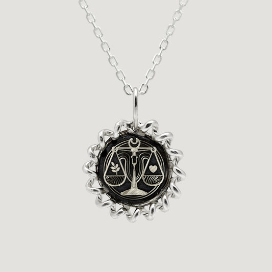 Libra Medallion Necklace