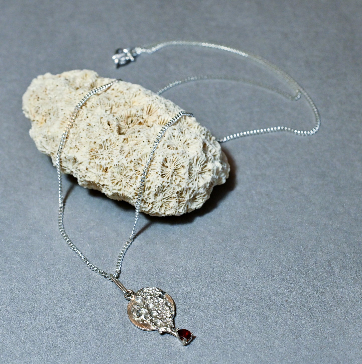 Moondrop Necklace - Red