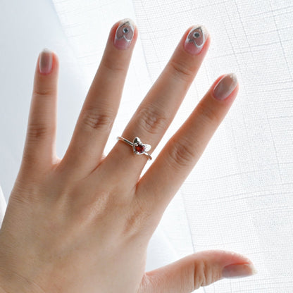 Nested Heart Ring