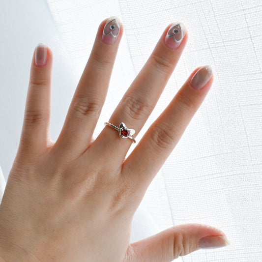 Nested Heart Ring