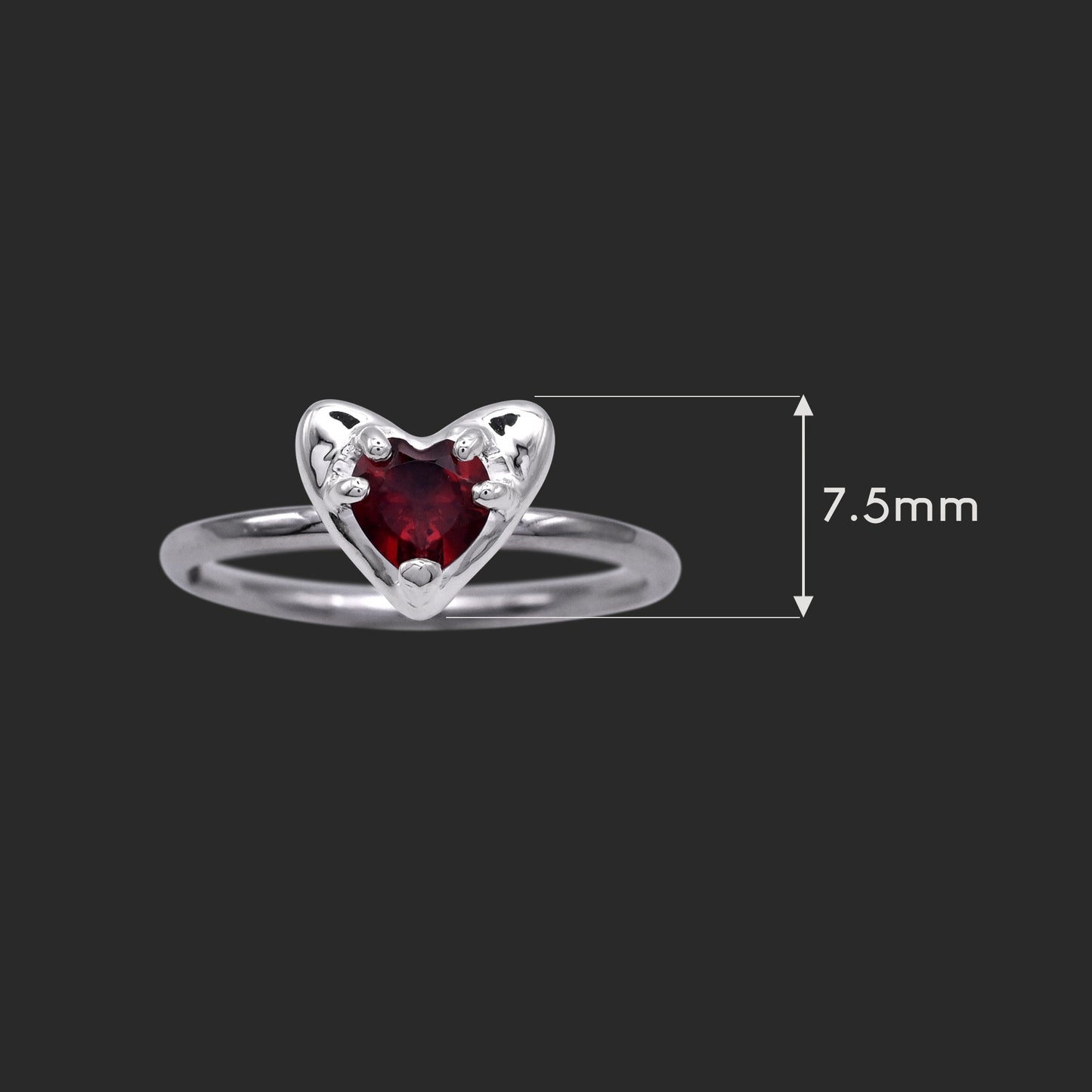 Nested Heart Ring