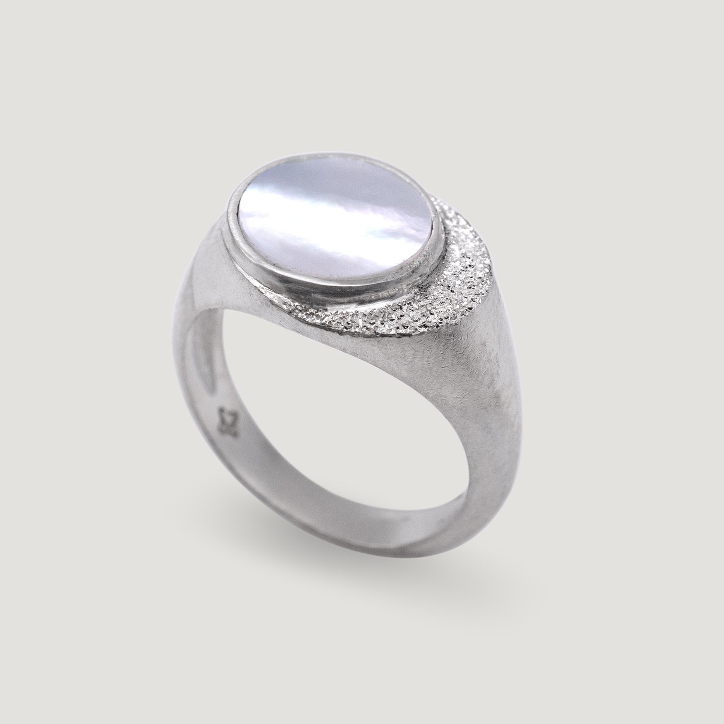 Moonlit Signet Ring