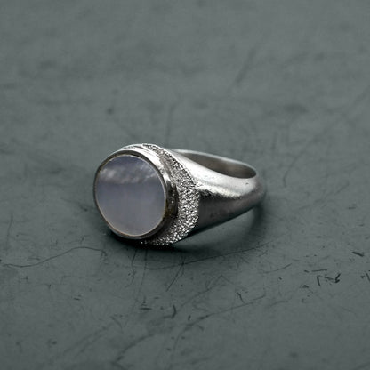Moonlit Signet Ring