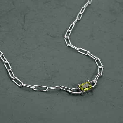 Olivine Chain Necklace