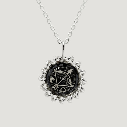 Sagittarius Medallion Necklace