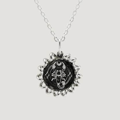Scorpio Medallion Necklace