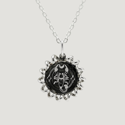 Scorpio Medallion Necklace