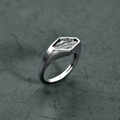 Hexa Signet Ring