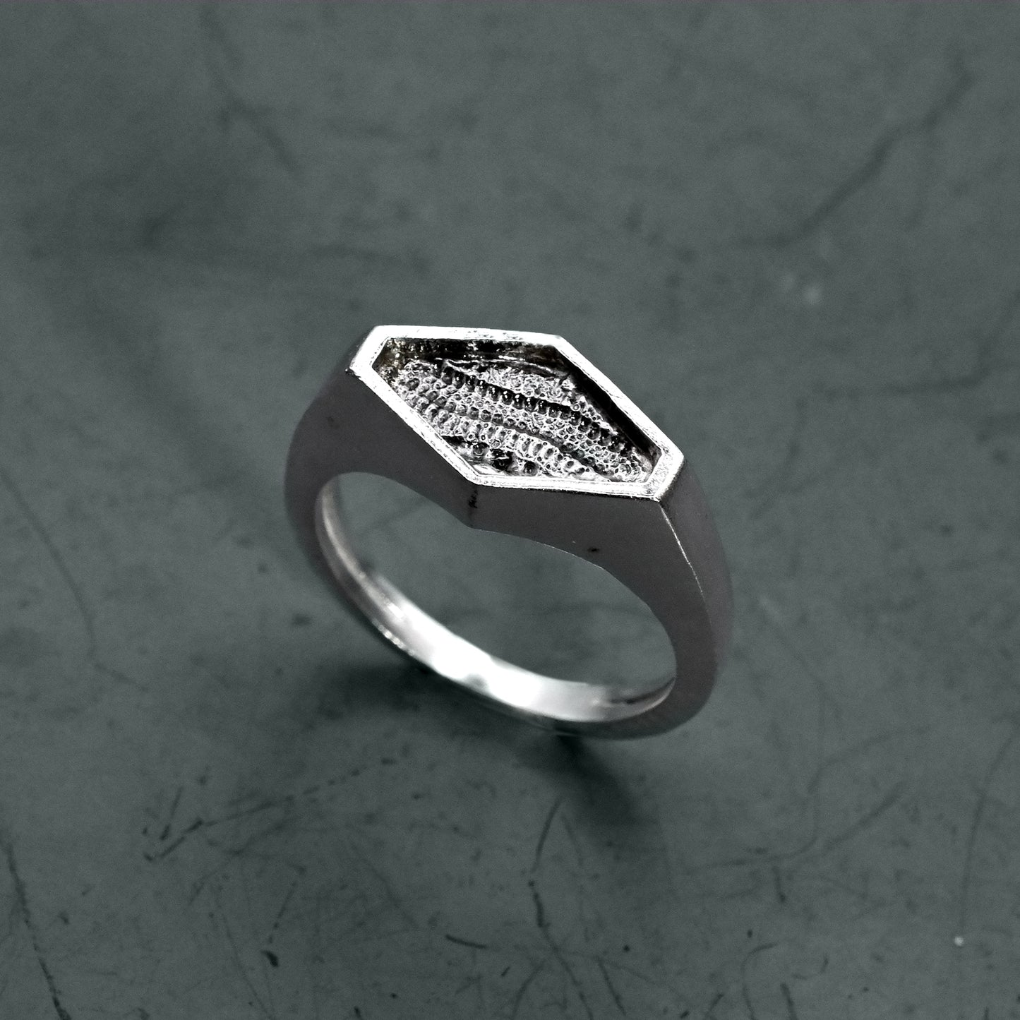 Hexa Signet Ring