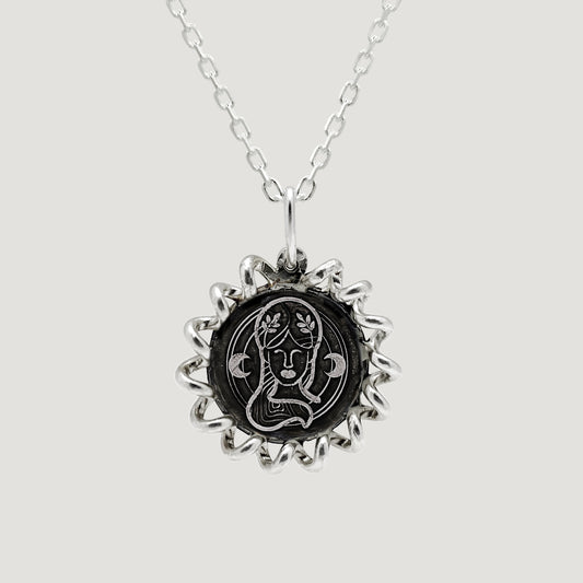 Virgo Medallion Necklace