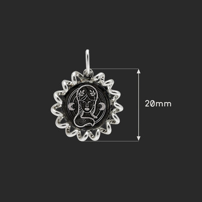 Virgo Medallion Necklace